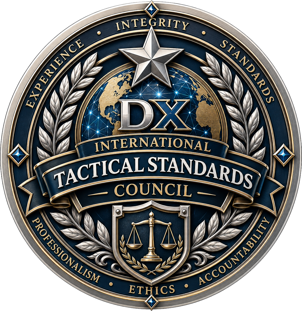 Seal of the DefenceXpress International Tactical Standards Council