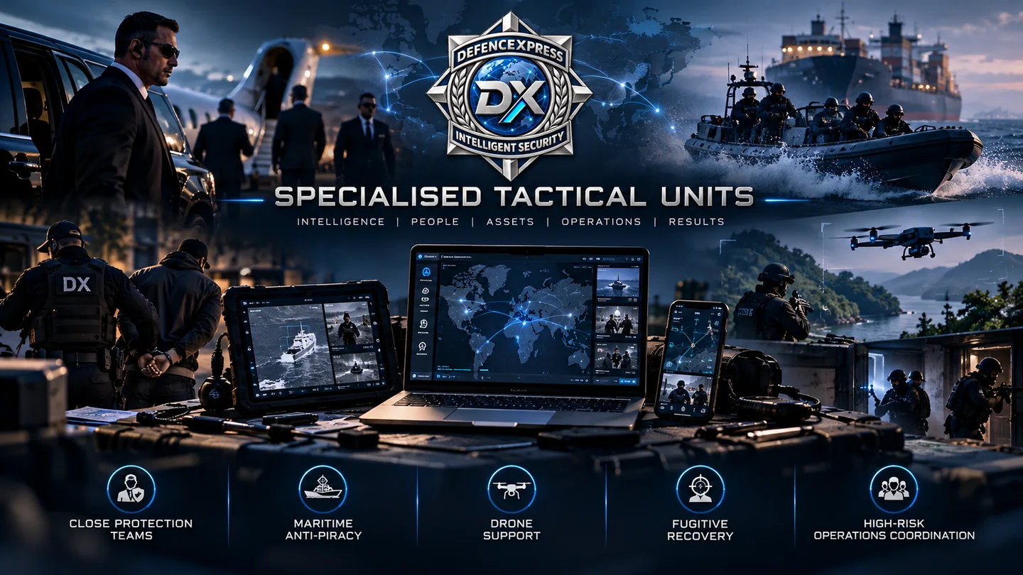 DefenceXpress specialised tactical units pre-launch visual